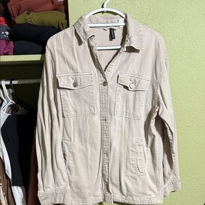 H&M Women's Beige Utility Jacket